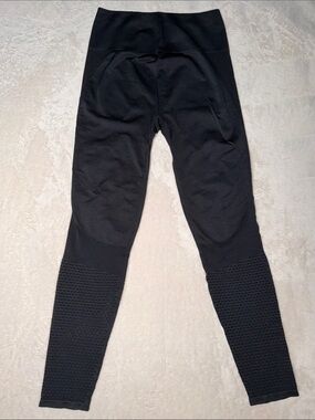 Fabletics Black High-Waisted Seamless Mesh Leggings Women’s Size Small